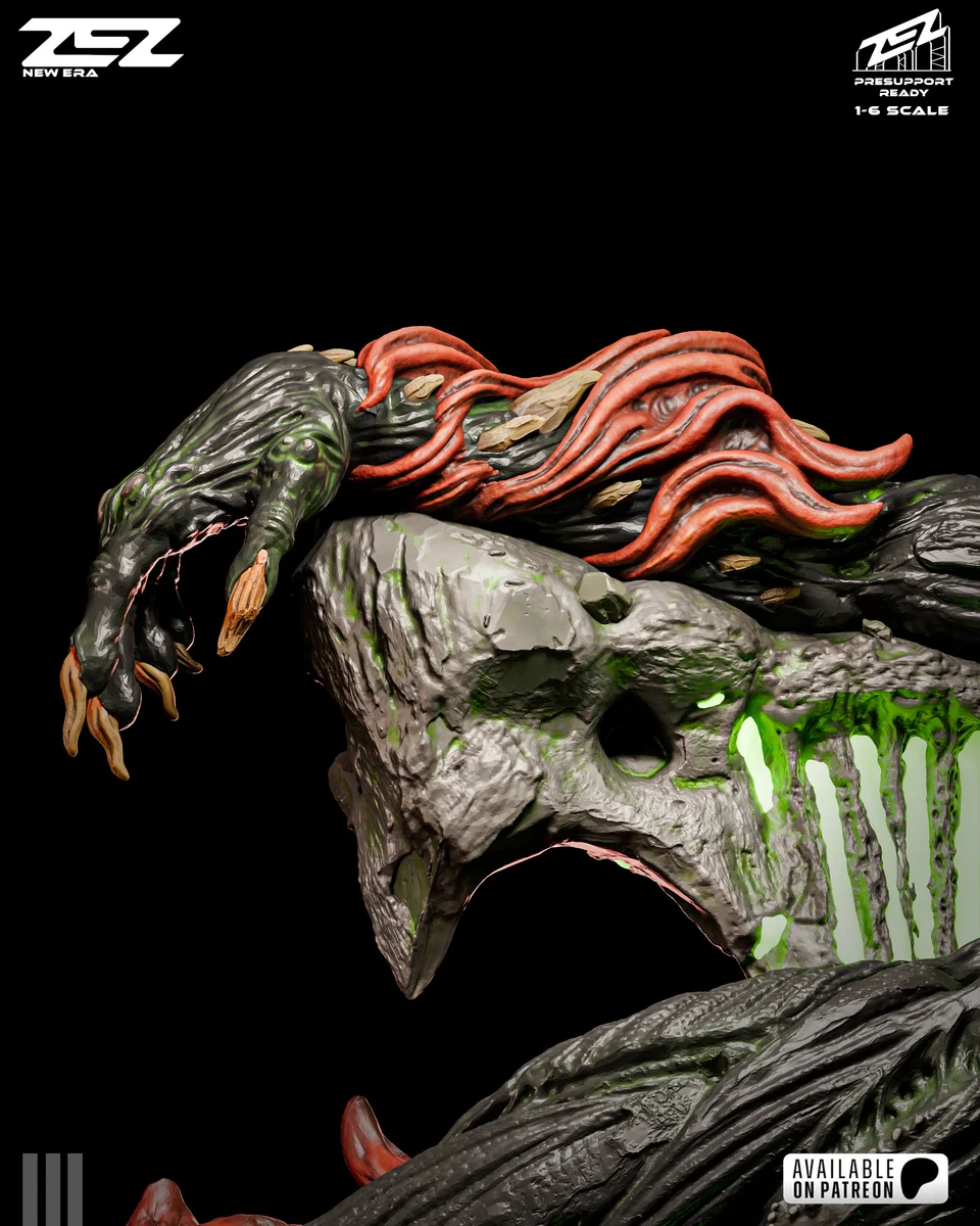 Spawn Throne | Fan Art | 3D Printed Resin Model Garage Kit | *Un-Painted* | ZEZ Studio 7