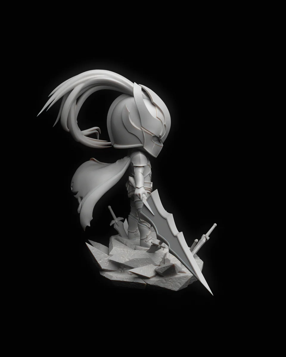 Chibi Igris | Fan Art | 3D Printed Resin Model Garage Kit | *Un-Painted* | Chuya Factory 10