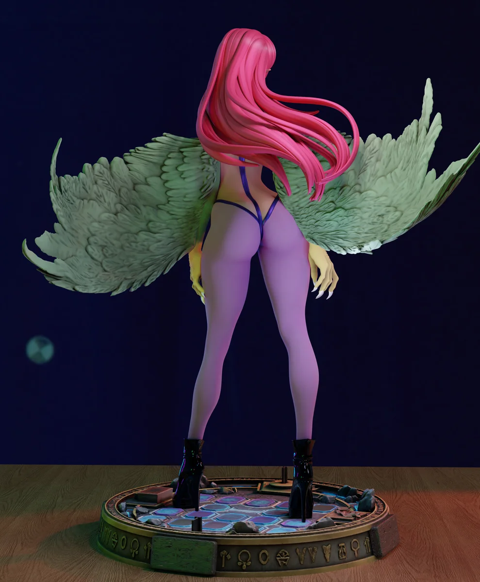 Harpy | Fan Art | 3D Printed Resin Model Garage Kit | *Un-Painted* | Momoji 3