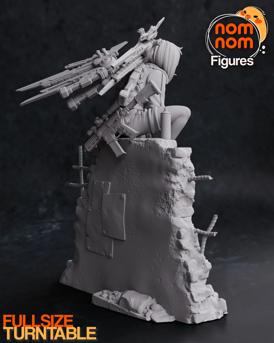 Valrie | Fan Art | 3D Printed Resin Model Garage Kit | *Un-Painted* | Nomnom 5