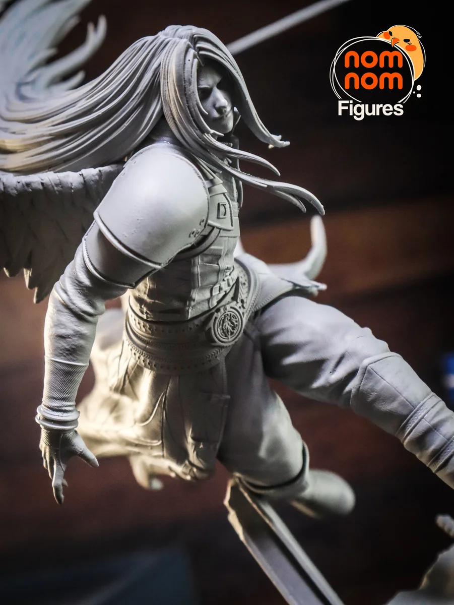 Sephiroth | Fan Art | 3D Printed Resin Model Garage Kit | *Un-Painted* | Nomnom 14