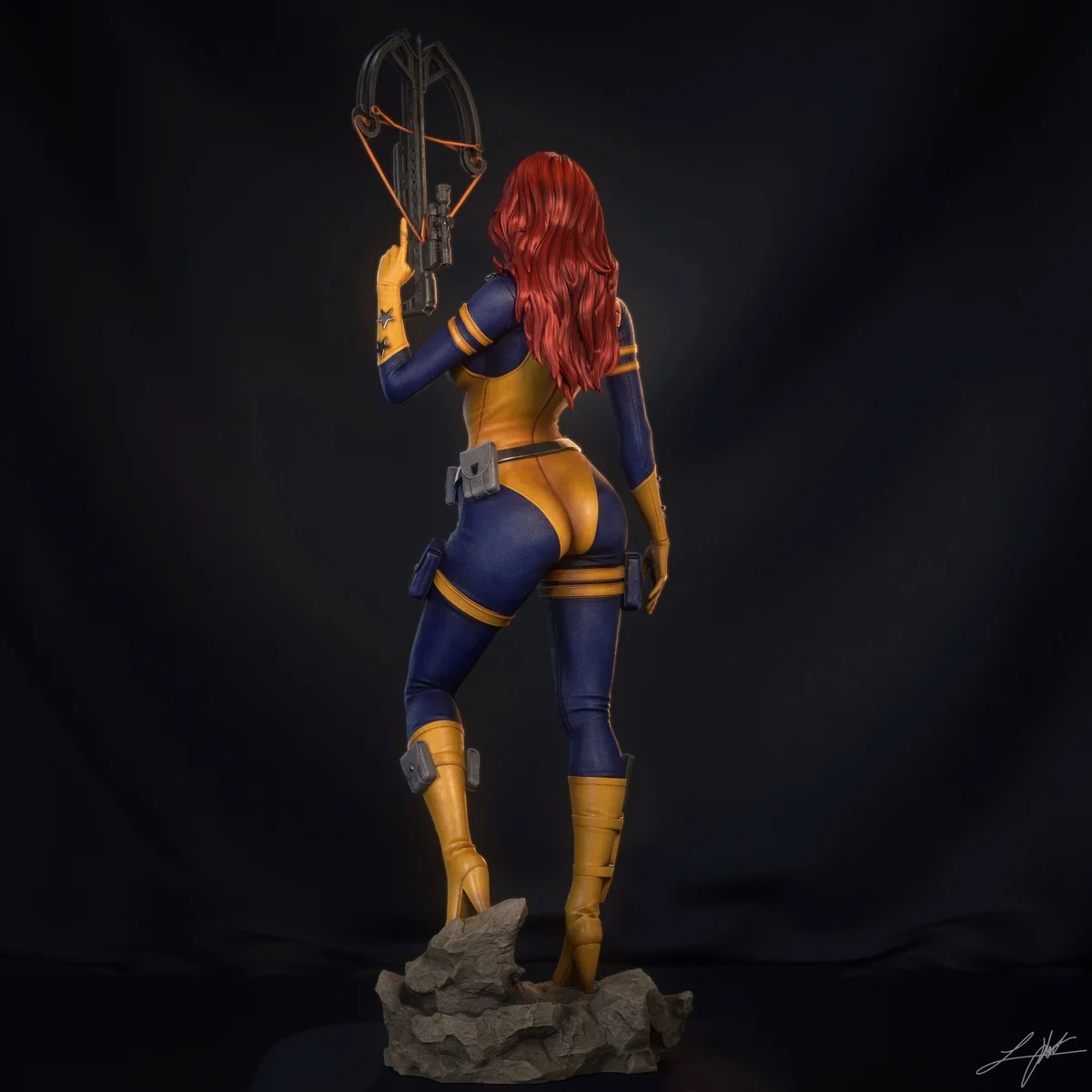 Scarlett | Fan Art | 3D Printed Resin Model Garage Kit | *Un-Painted* | Abe3D 9