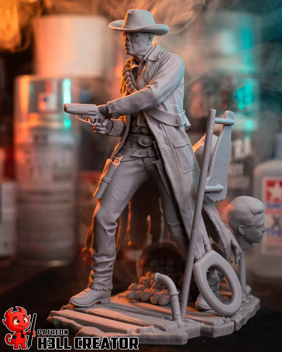 Ghoul | Fan Art | 3D Printed Resin Model Garage Kit | *Un-Painted* | H3LL Creator 11