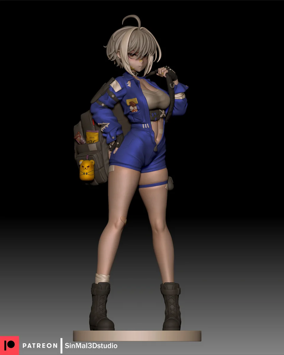 Mori | Fan Art | 3D Printed Resin Model Garage Kit | *Un-Painted* | Sin3Dstudio 5