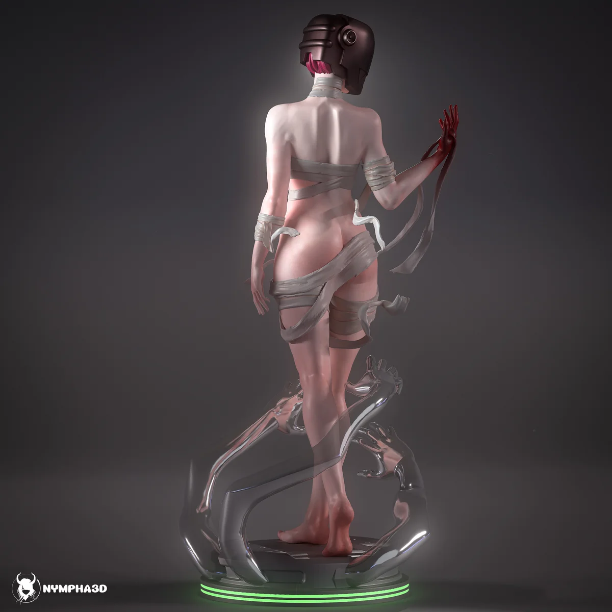 Lucy | Fan Art | 3D Printed Resin Model Garage Kit | *Un-Painted* | Nympha3D 6