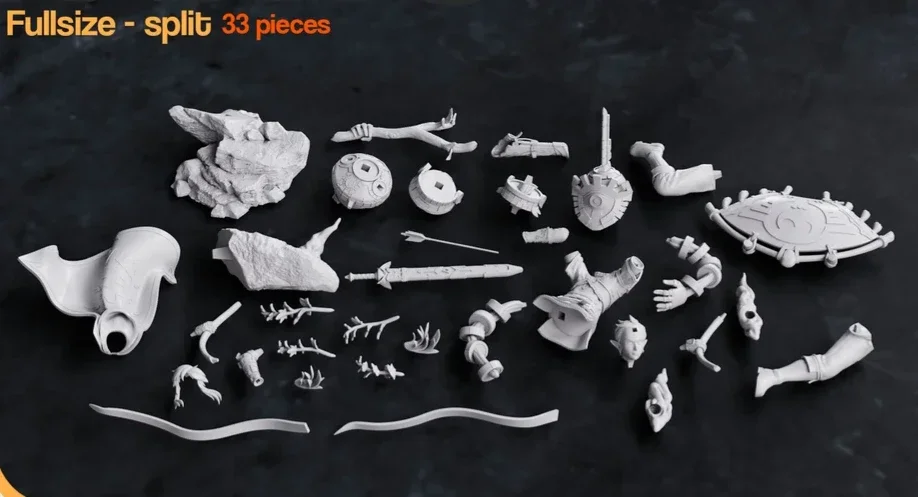 Link | Fan Art | 3D Printed Resin Model Garage Kit | *Un-Painted* | Nomnom 3