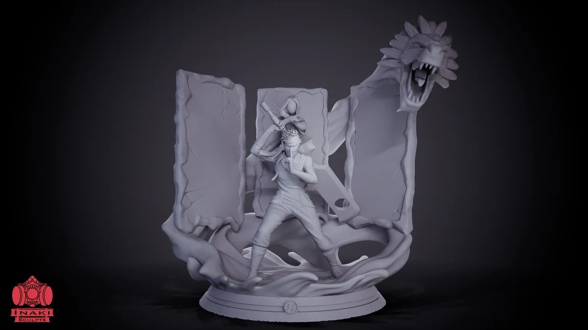 Zabuza & Haku | Fan Art | 3D Printed Resin Model Garage Kit | *Un-Painted* | Inaki Sculpts 4