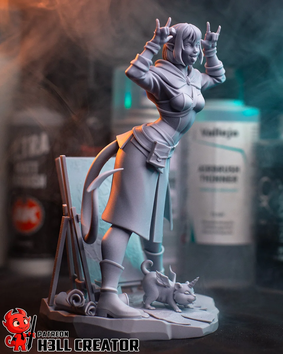 Jester Lavorre | Fan Art | 3D Printed Resin Model Garage Kit | *Un-Painted* | H3LL Creator 8