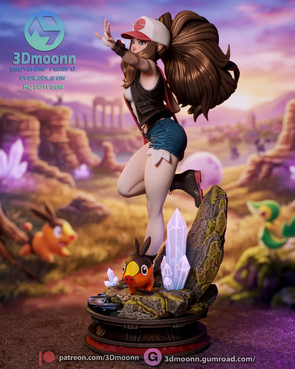 Hilda | Fan Art | 3D Printed Resin Model Garage Kit | *Un-Painted* | 3DMoonn 3