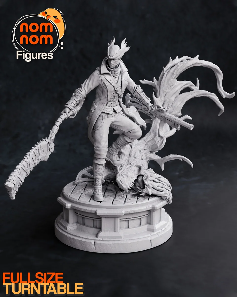 Hunter | Fan Art | 3D Printed Resin Model Garage Kit | *Un-Painted* | Nomnom 8