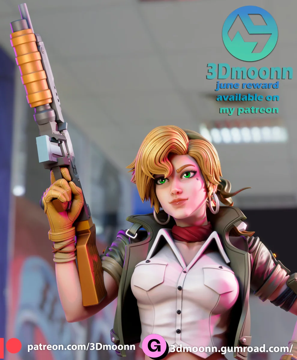 Eri | Fan Art | 3D Printed Resin Model Garage Kit | *Un-Painted* | 3DMoon 6