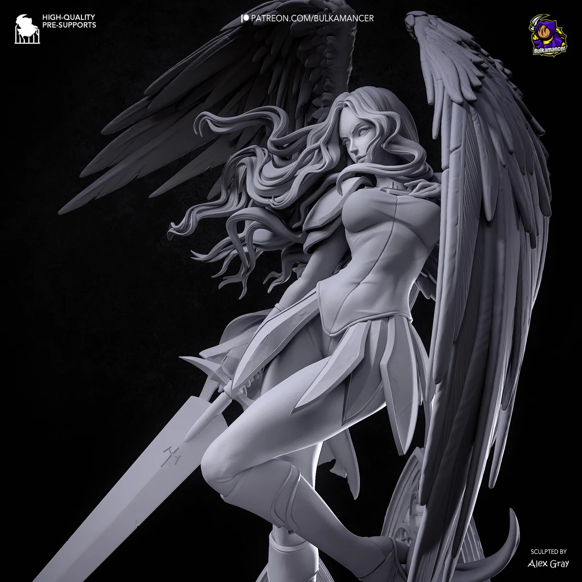 Teresa | Fan Art | 3D Printed Resin Model Garage Kit | *Un-Painted* | Bulkamancer 19