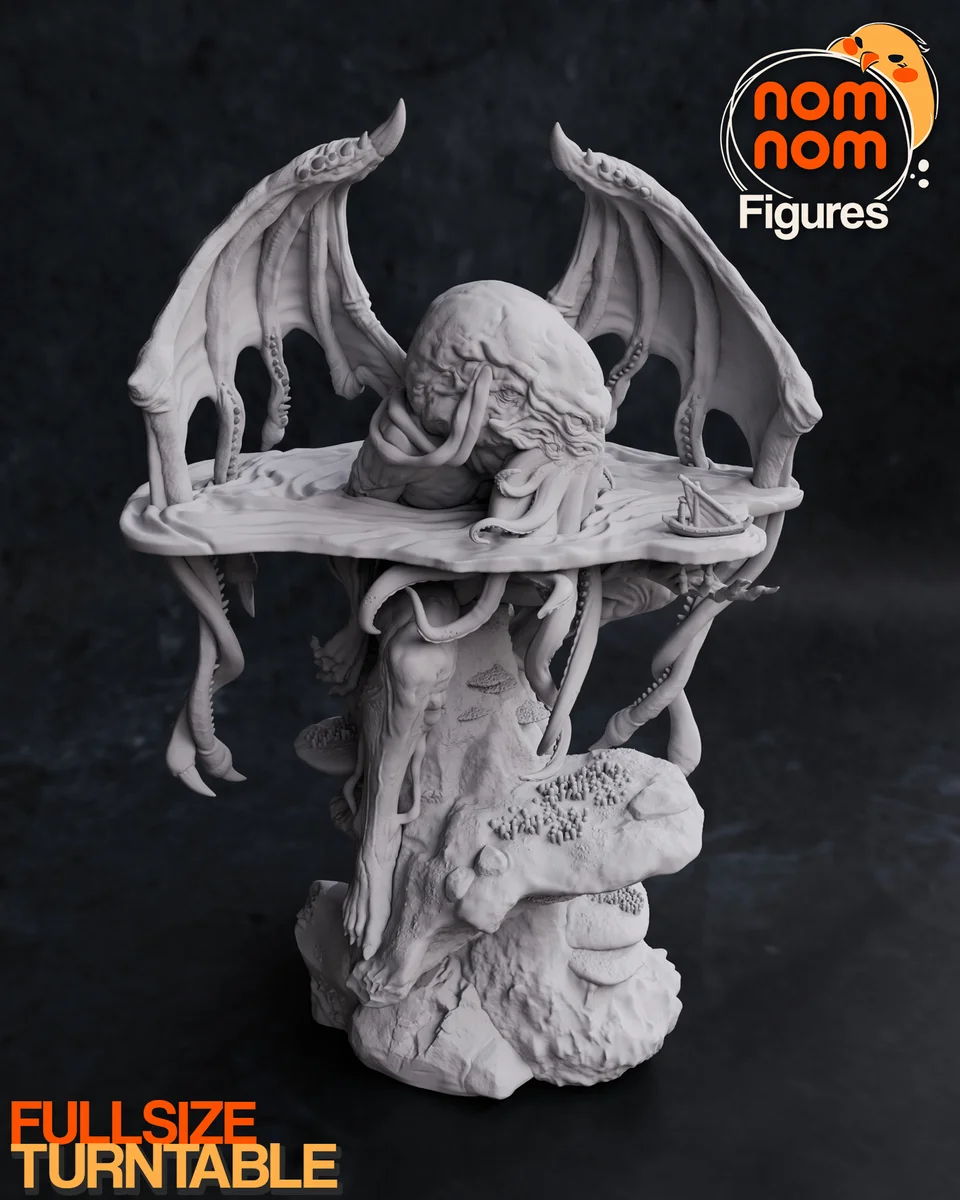 Cthulhu Mythos | Fan Art | 3D Printed Resin Model Garage Kit | *Un-Painted* | ES Monster 6
