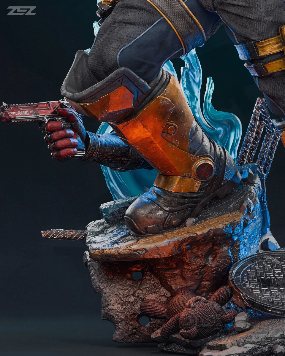 Cable | Fan Art | 3D Printed Resin Model Garage Kit | *Un-Painted* | ZEZ Studio 9