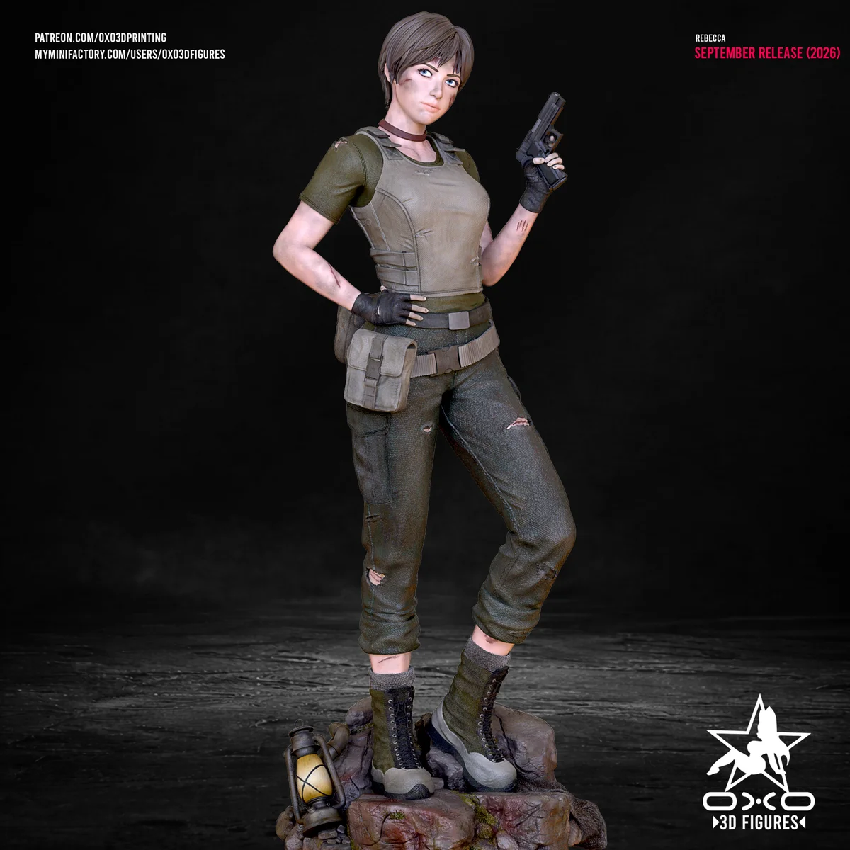 Rebecca Chambers | Fan Art | 3D Printed Resin Model Garage Kit | *Un-Painted* | OXO3D 3