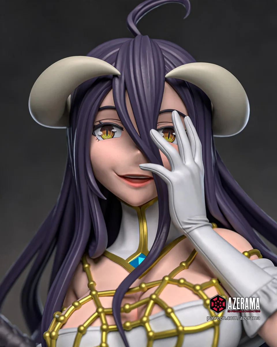 Albedo | Fan Art | 3D Printed Resin Model Garage Kit | *Un-Painted* | Azerama 5