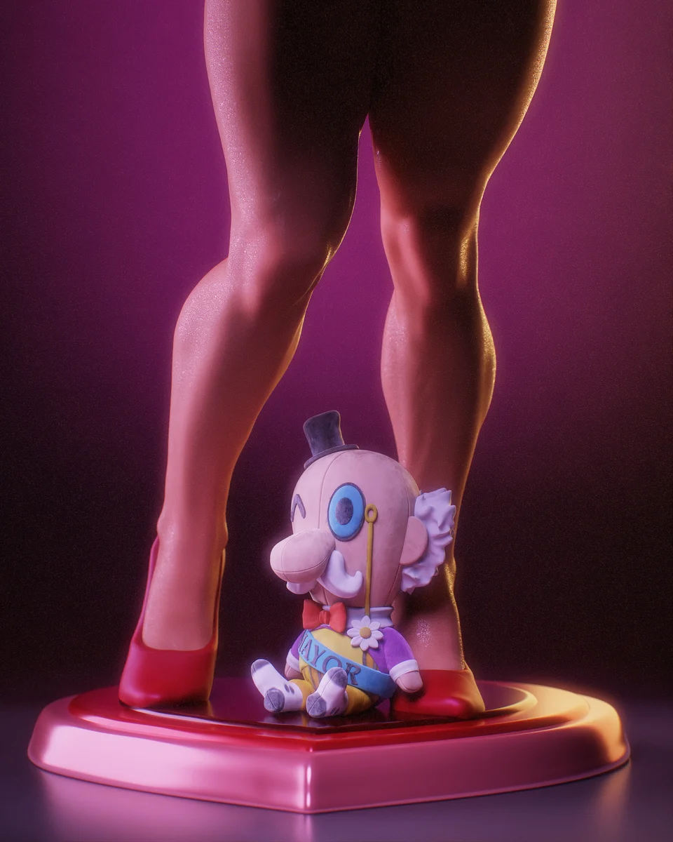 Ms Bellum | Fan Art | 3D Printed Resin Model Garage Kit | *Un-Painted* | Nympha3D 5