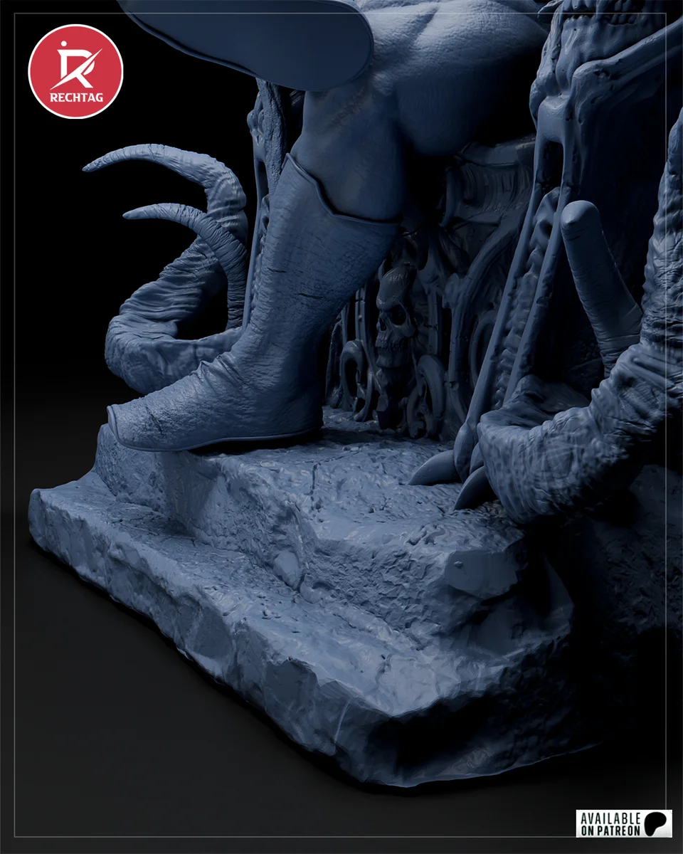 Skeletor | Fan Art | 3D Printed Resin Model Garage Kit | *Un-Painted* | Rechtag 15