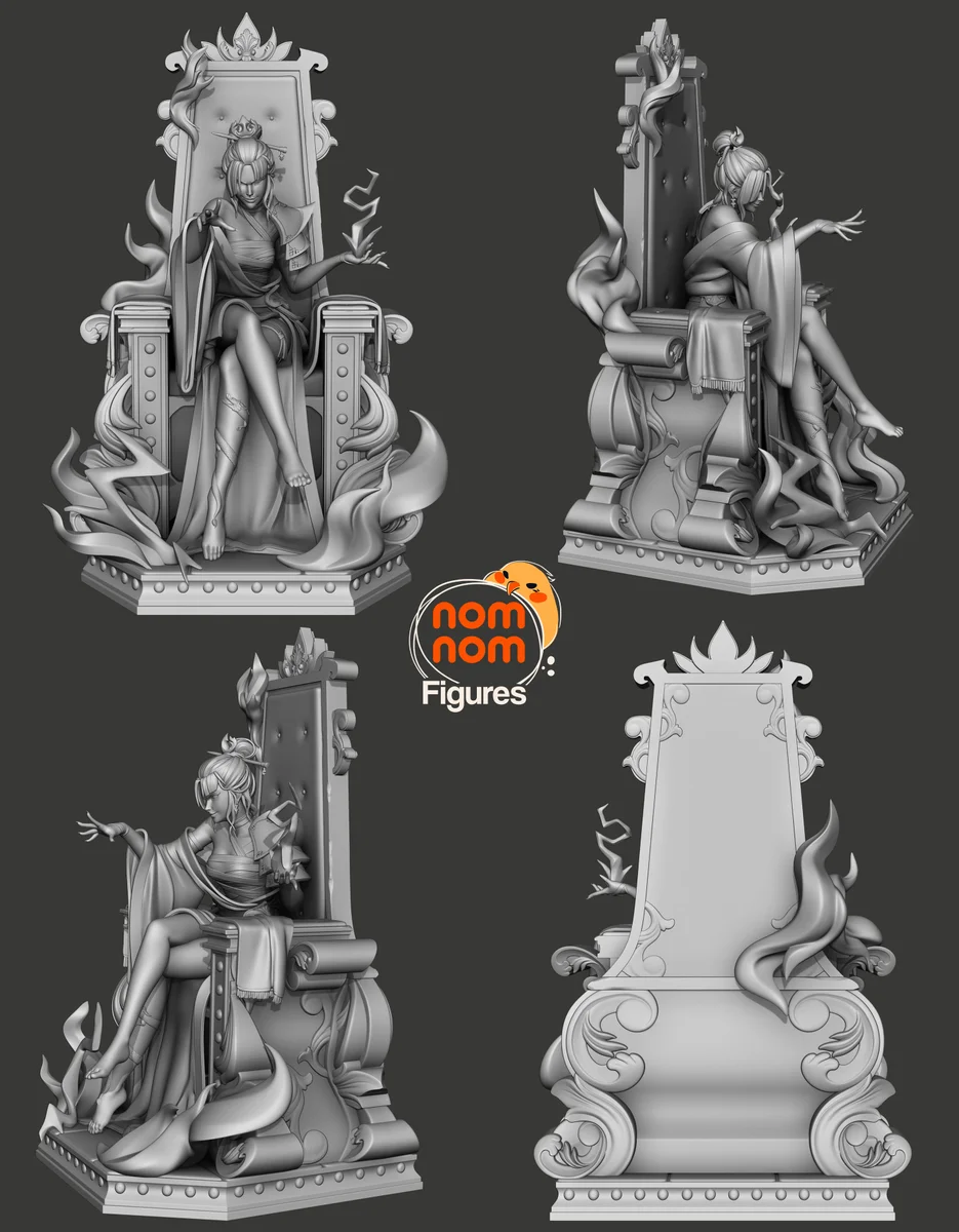 Azula | Fan Art | 3D Printed Resin Model Garage Kit | *Un-Painted* | Nomnom 5