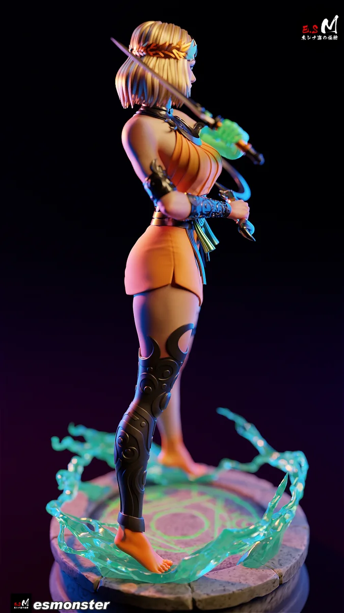 Melinoe | Fan Art | 3D Printed Resin Model Garage Kit | *Un-Painted* | ES Monster 26