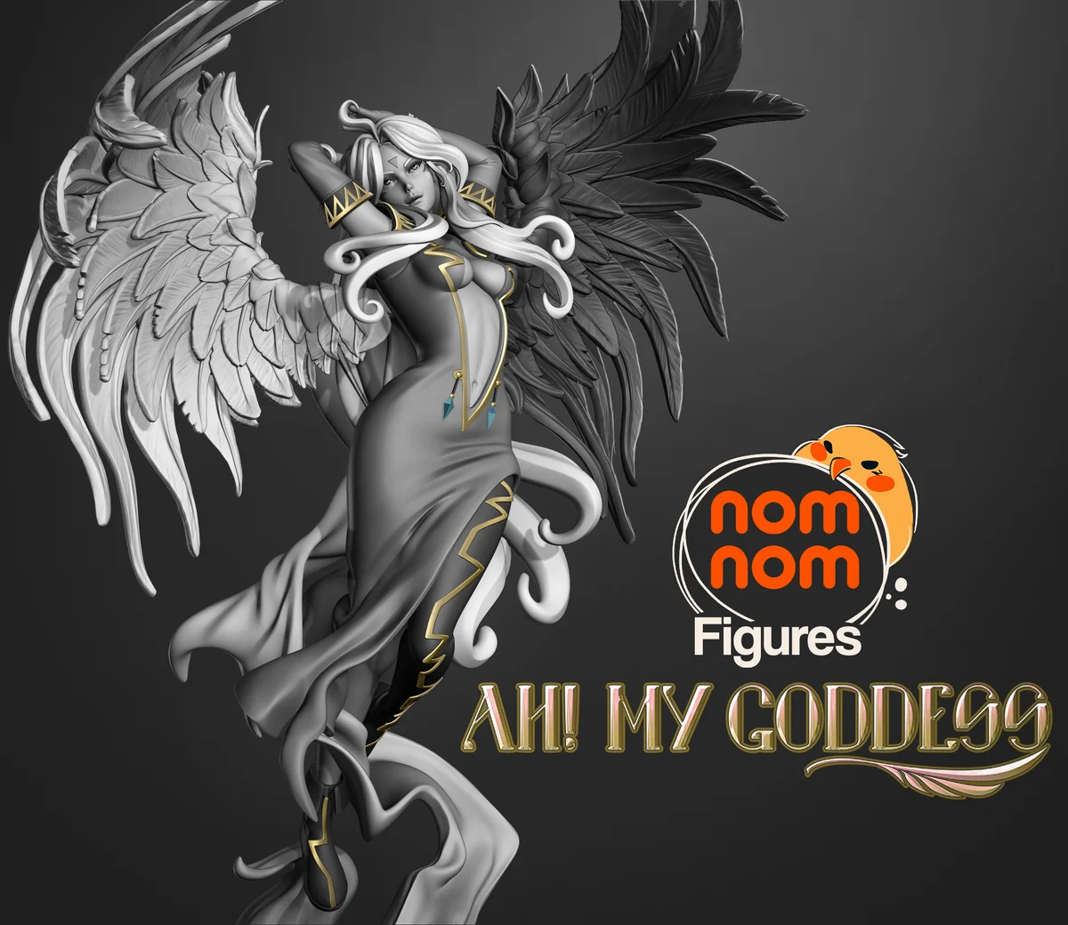 Urd | Fan Art | 3D Printed Resin Model Garage Kit | *Un-Painted* | Nomnom