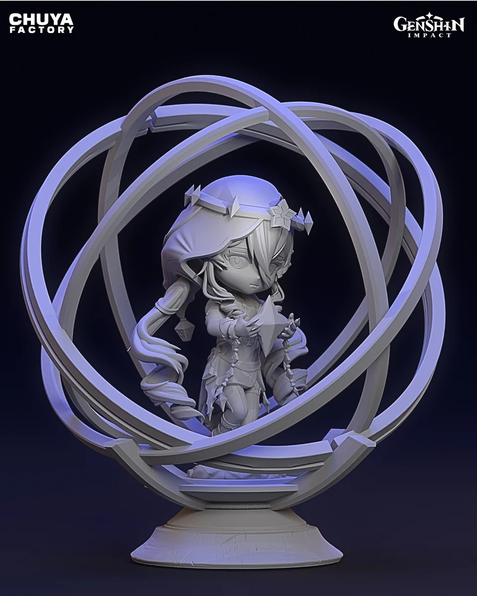 Chibi Layla | Fan Art | 3D Printed Resin Model Garage Kit | *Un-Painted* | Chuya Factory 13