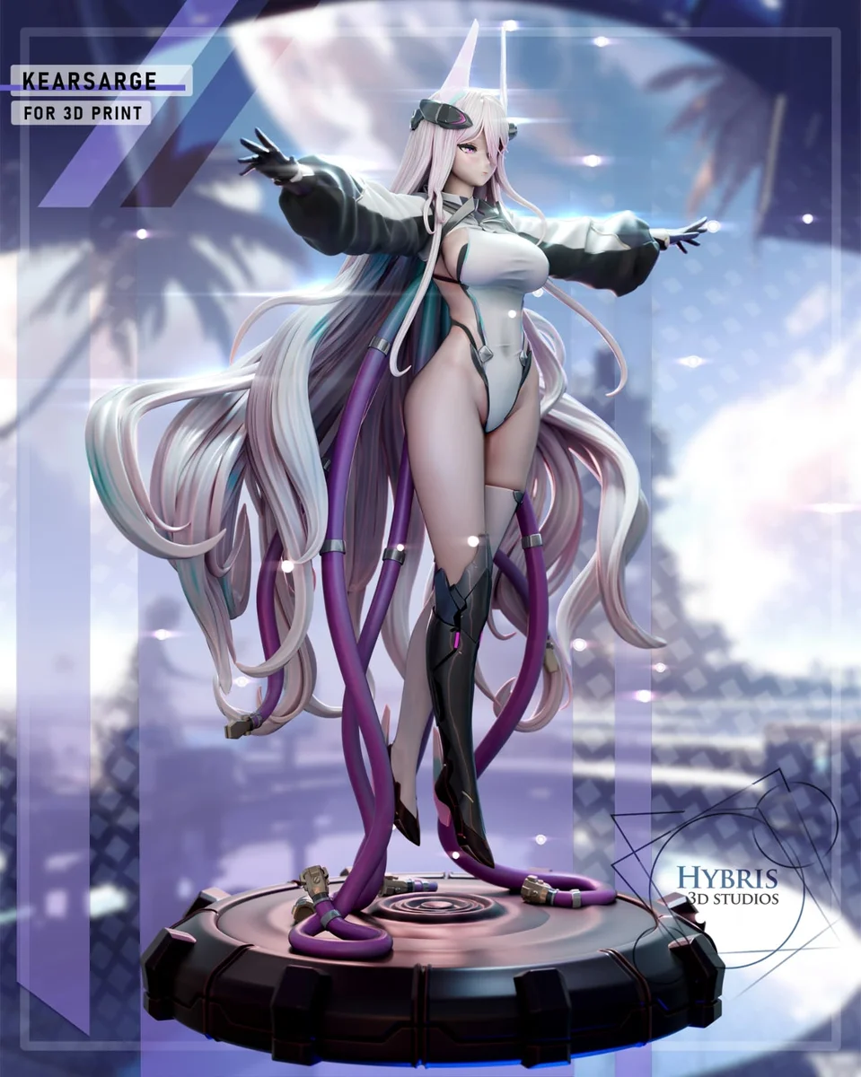 Kearsarge | Fan Art | 3D Printed Resin Model Garage Kit | *Un-Painted* | Hybris Studios 3