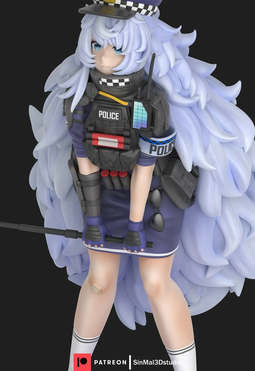 Poli | Fan Art | 3D Printed Resin Model Garage Kit | *Un-Painted* | Sin3Dstudio 4