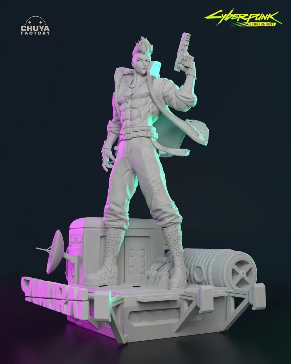 David Martinez | Fan Art | 3D Printed Resin Model Garage Kit | *Un-Painted* | Chuya Factory 15