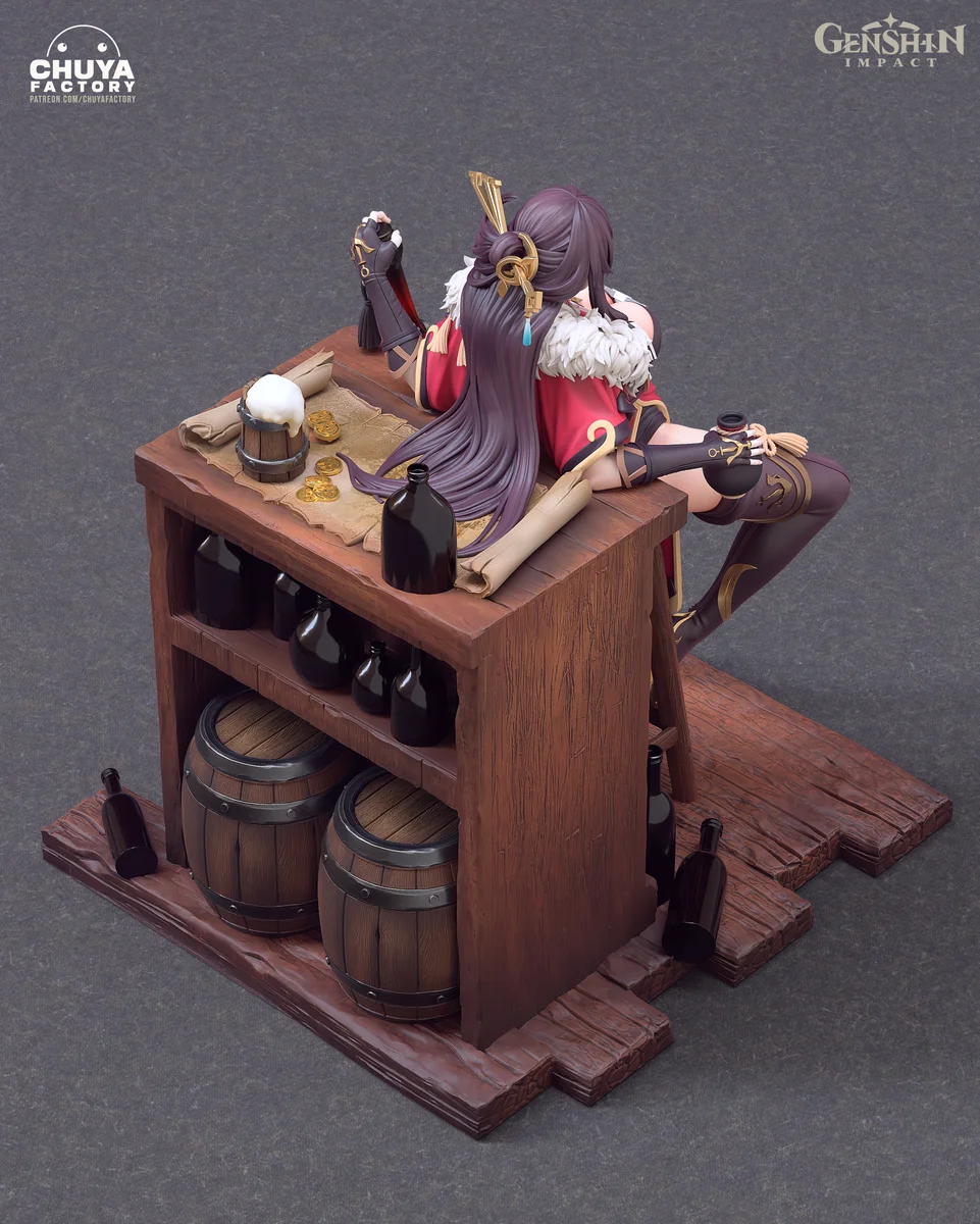 Beidou | Fan Art | 3D Printed Resin Model Garage Kit | *Un-Painted* | Chuya Factory 5