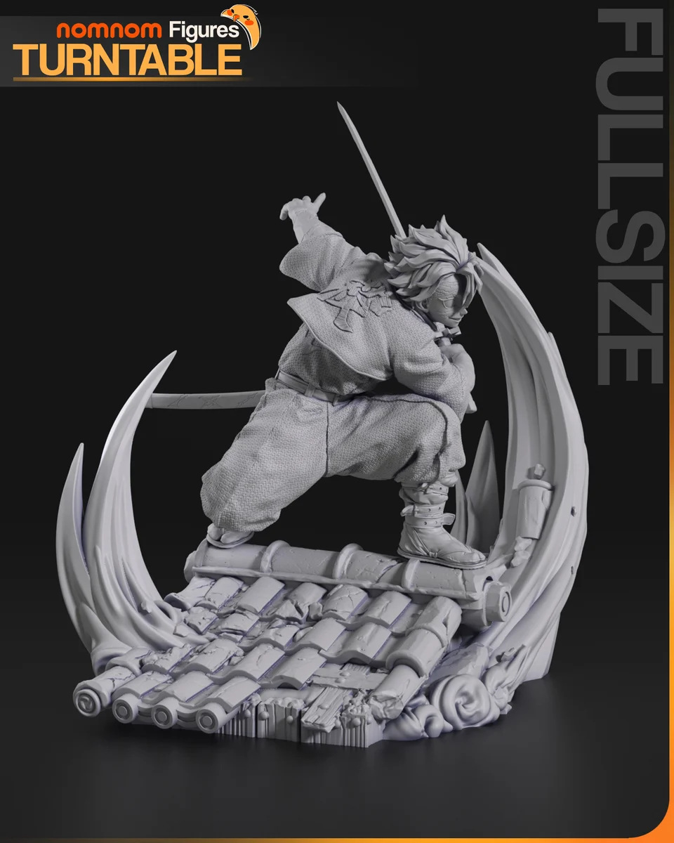 Sanemi | Fan Art | 3D Printed Resin Model Garage Kit | *Un-Painted* | Nomnom 9