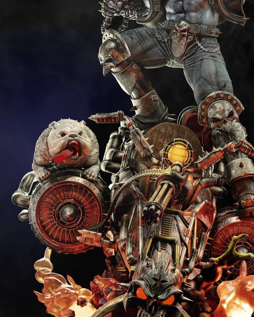 Lobo | Fan Art | 3D Printed Resin Model Garage Kit | *Un-Painted* | ZEZ Studio 3