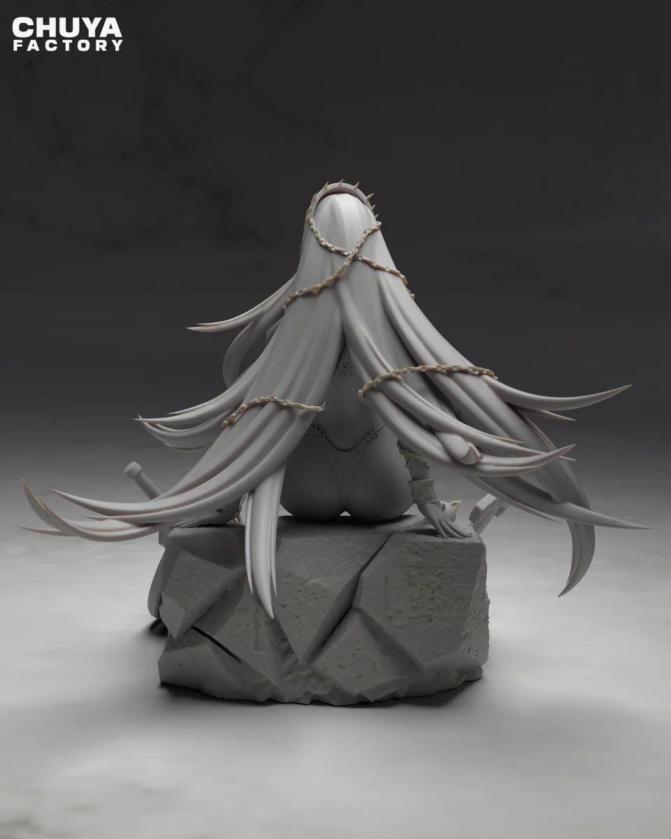 Zenobia | Fan Art | 3D Printed Resin Model Garage Kit | *Un-Painted* | Chuya Factory 13