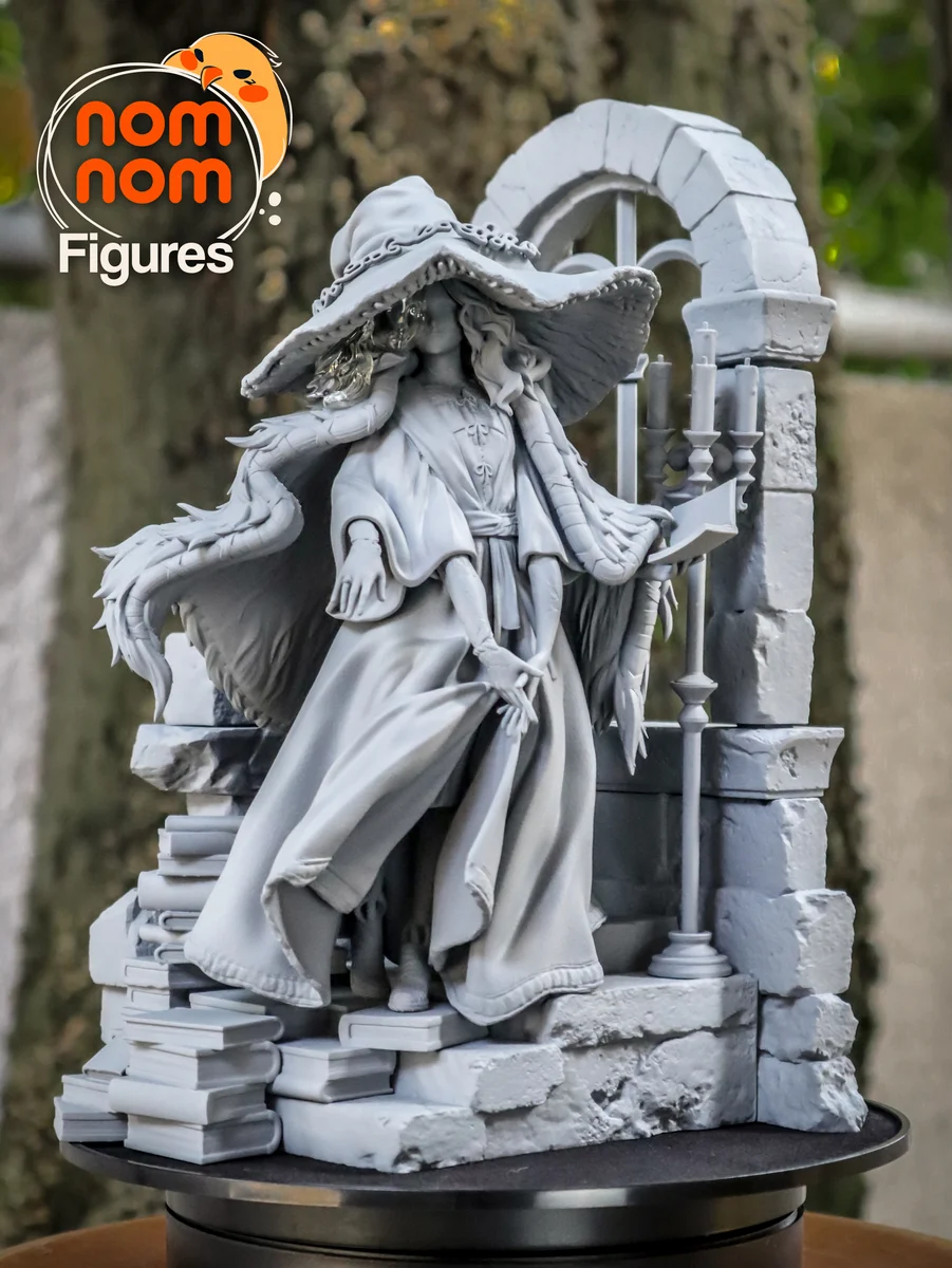 Ranni the Witch | Fan Art | 3D Printed Resin Model Garage Kit | *Un-Painted* | Nomnom 8