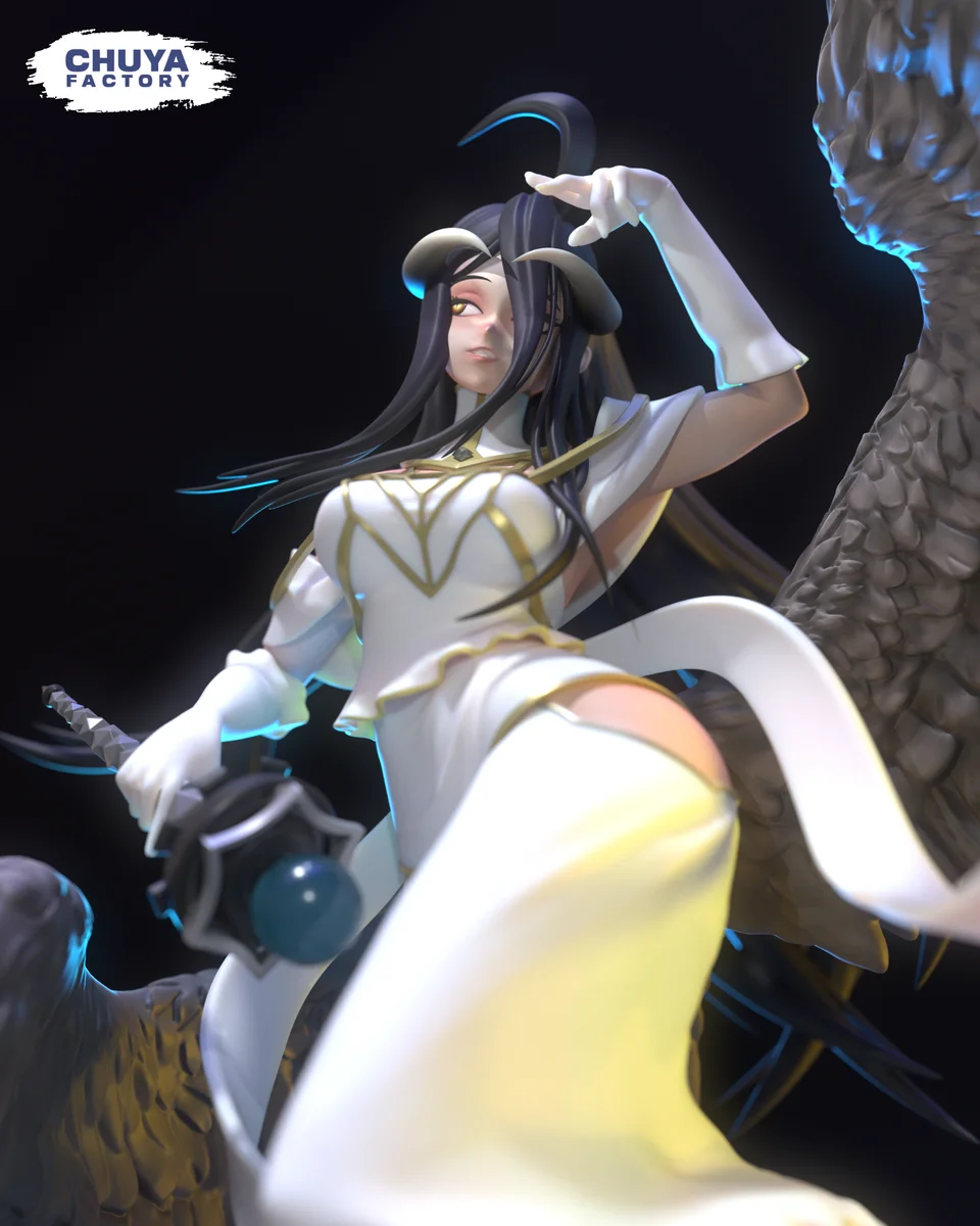 Albedo | Fan Art | 3D Printed Resin Model Garage Kit | *Un-Painted* | Chuya Factory 3
