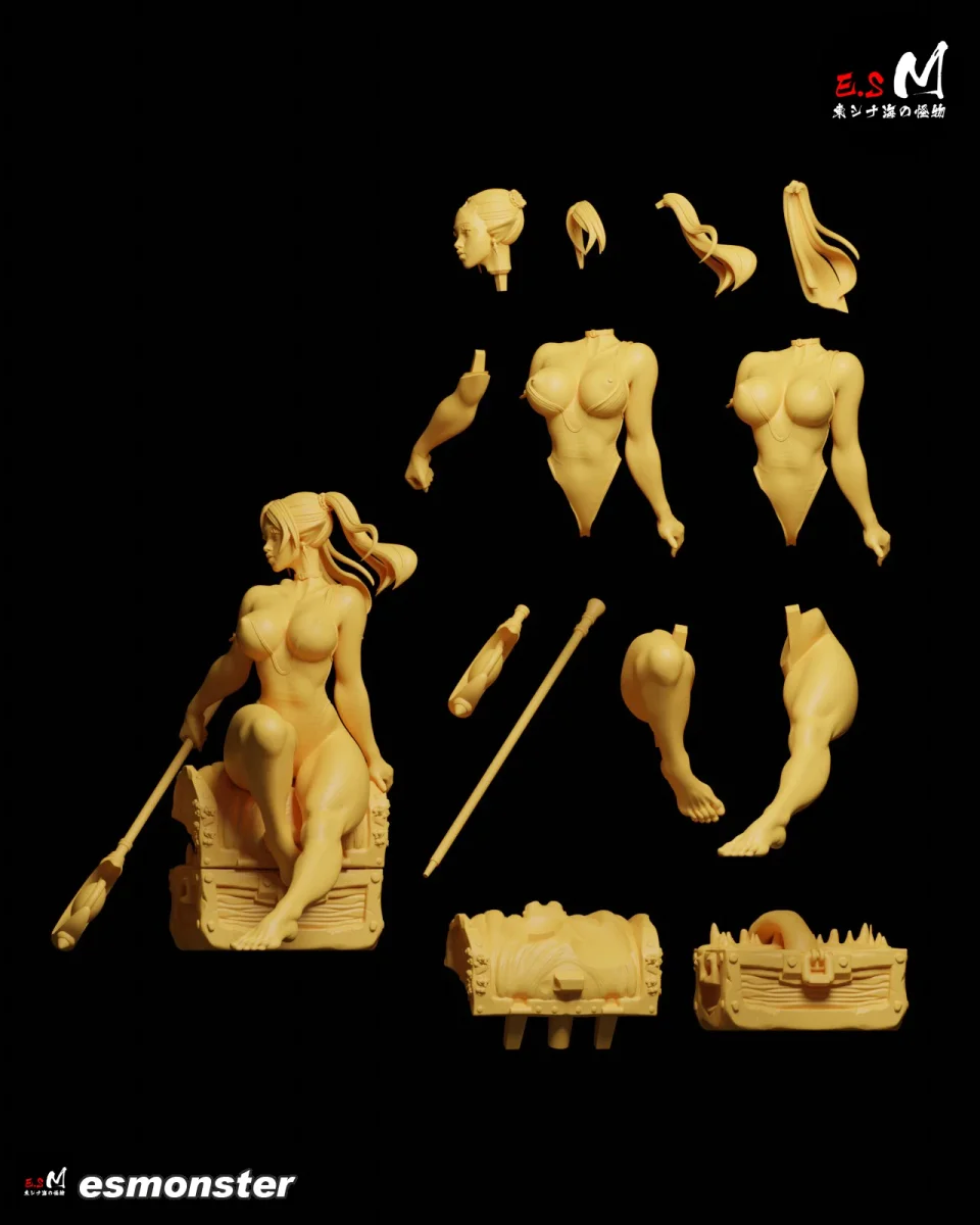 Frieren | Fan Art | 3D Printed Resin Model Garage Kit | *Un-Painted* | ES Monster 7