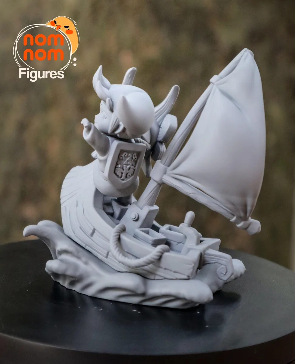 Chibi Wind Waker Link | Fan Art | 3D Printed Resin Model Garage Kit | *Un-Painted* | Nomnom 7