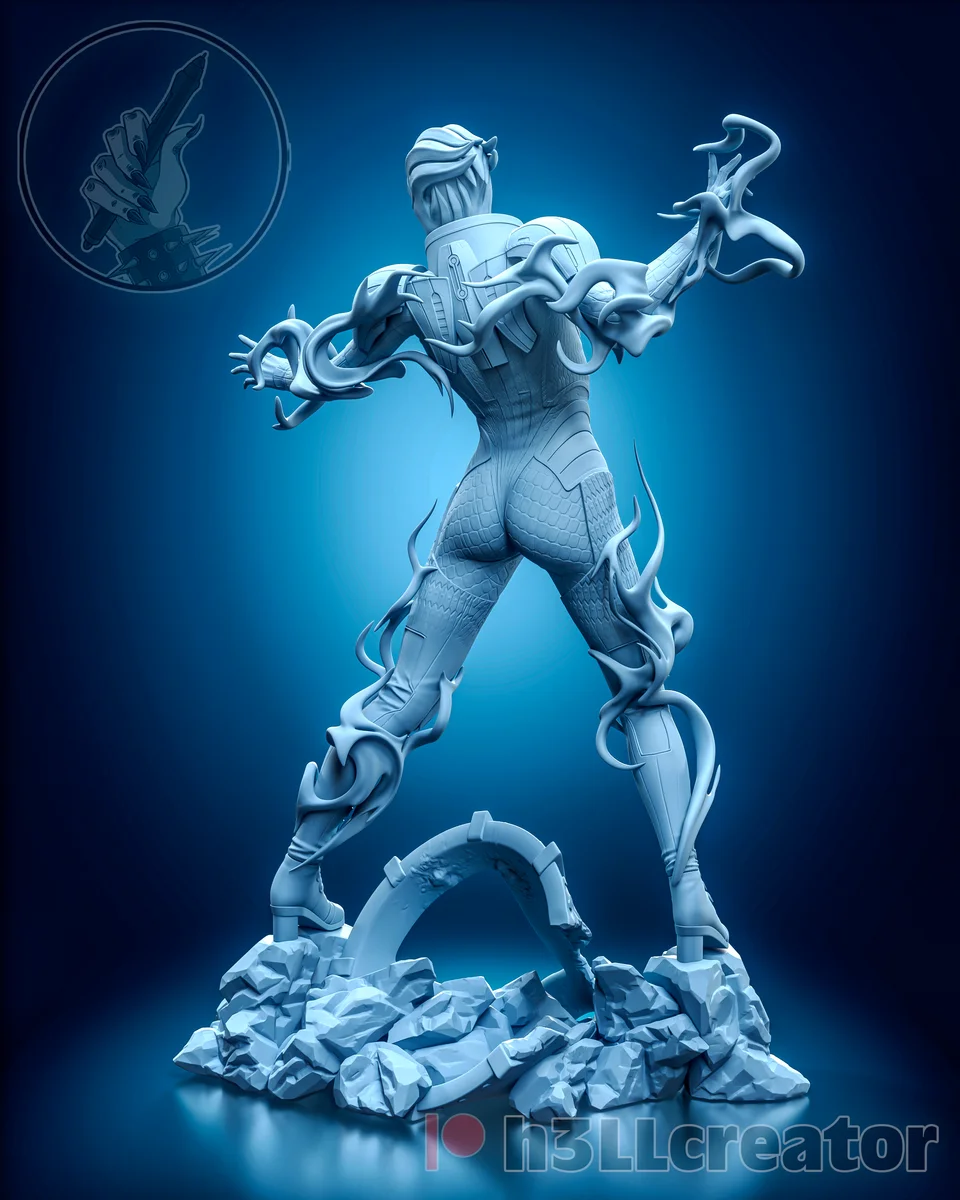 Samara | Fan Art | 3D Printed Resin Model Garage Kit | *Un-Painted* | H3LL Creator 9