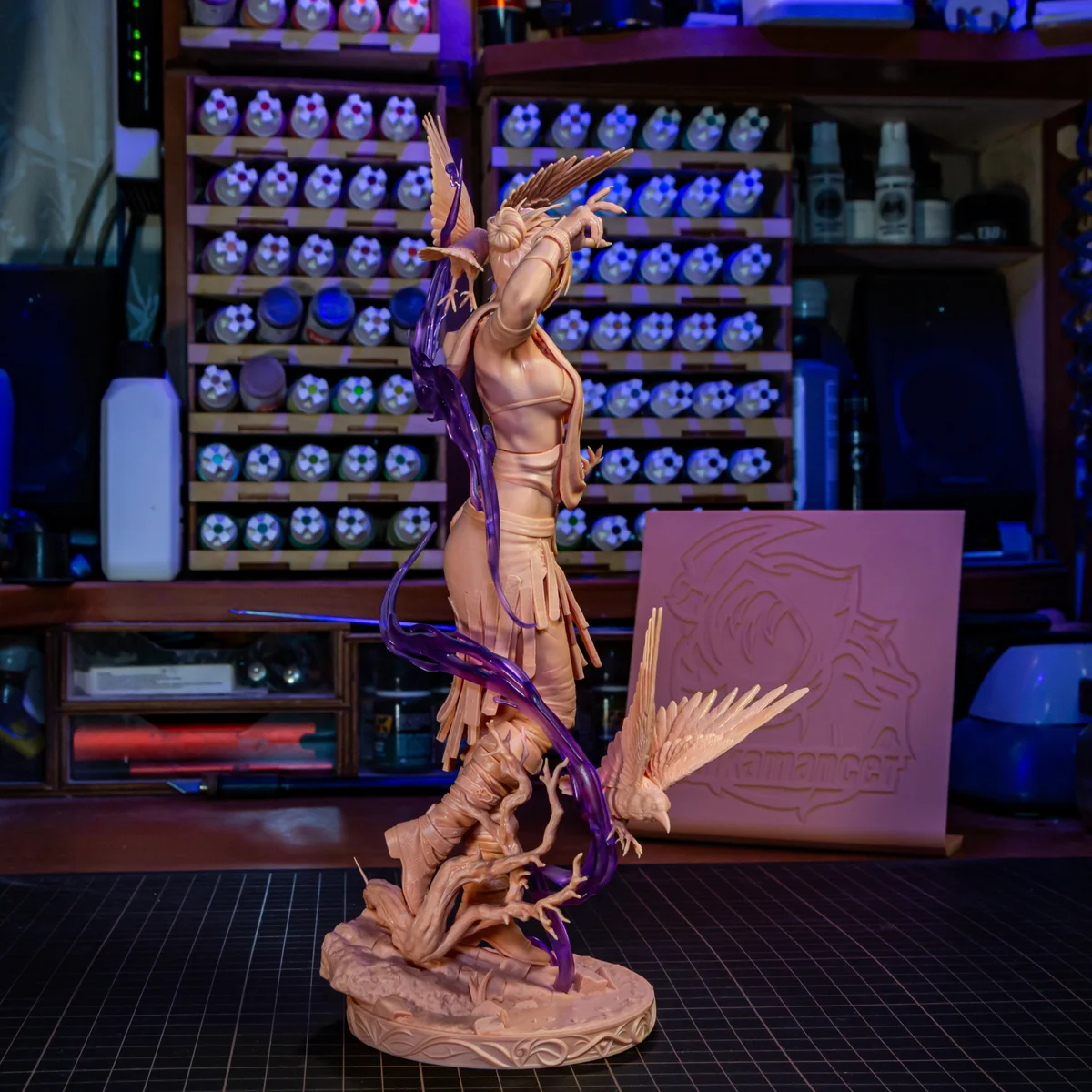Morrigan | Fan Art | 3D Printed Resin Model Garage Kit | *Un-Painted* | Bulkamancer 24