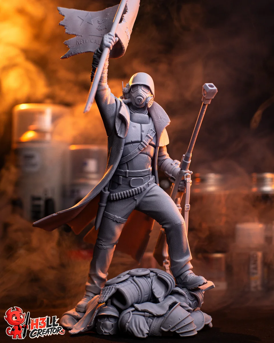 NCR Ranger | Fan Art | 3D Printed Resin Model Garage Kit | *Un-Painted* | H3LL Creator 9