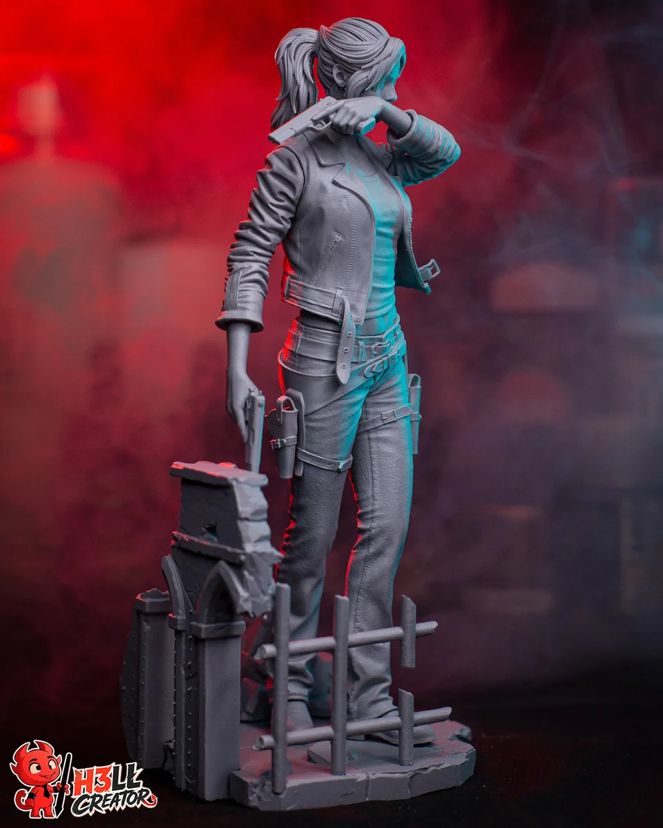 Claire Redfield | Fan Art | 3D Printed Resin Model Garage Kit | *Un-Painted* | H3LL Creator 11