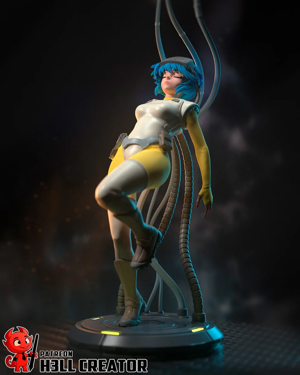 Motoko Kusanagi | Fan Art | 3D Printed Resin Model Garage Kit | *Un-Painted* | H3LL Creator 3