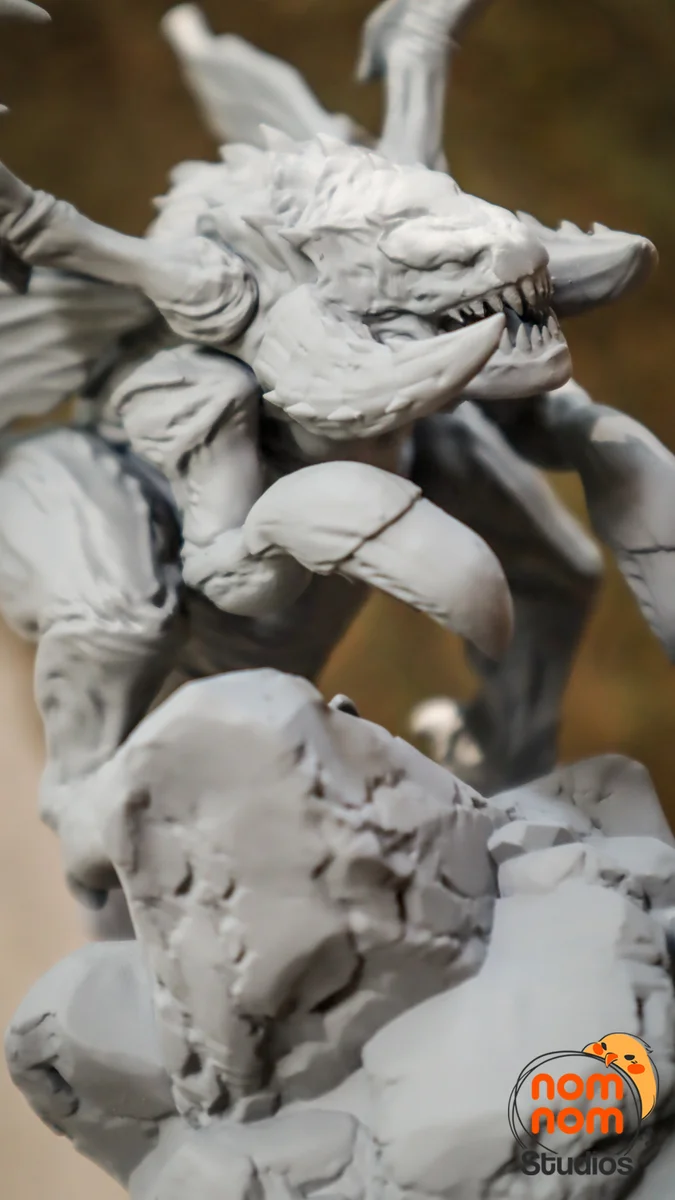 Chibi Zergling | Fan Art | 3D Printed Resin Model Garage Kit | *Un-Painted* | Nomnom 8