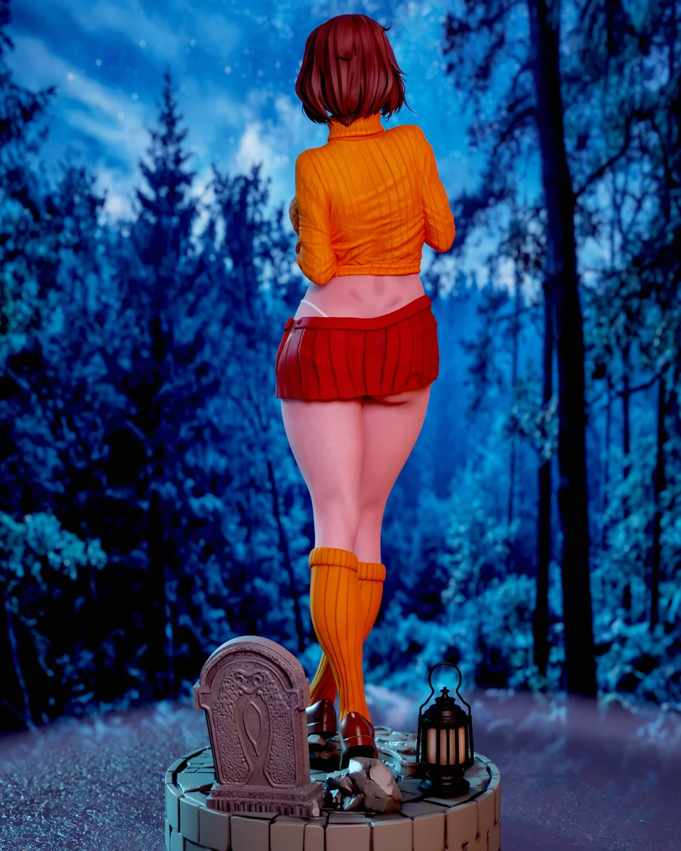 Velma | Fan Art | 3D Printed Resin Model Garage Kit | *Un-Painted* | Momoji 4
