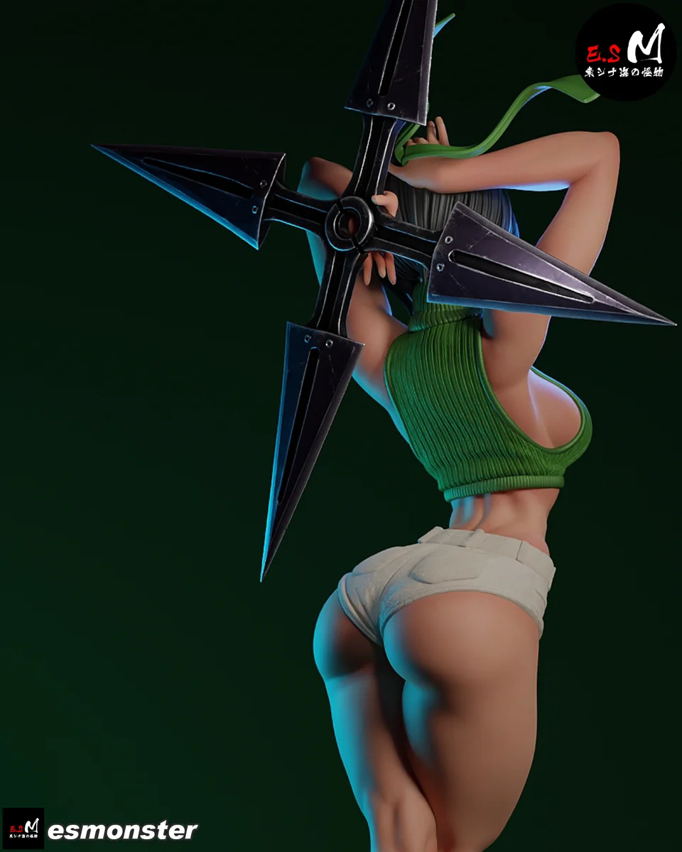 Yuffie | Fan Art | 3D Printed Resin Model Garage Kit | *Un-Painted* | ES Monster 26
