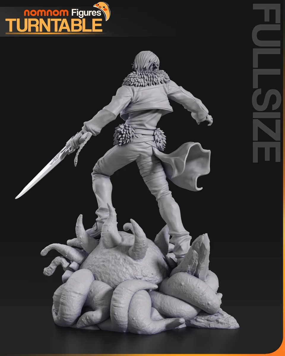 Squall Leonhart | Fan Art | 3D Printed Resin Model Garage Kit | *Un-Painted* | Nomnom 11