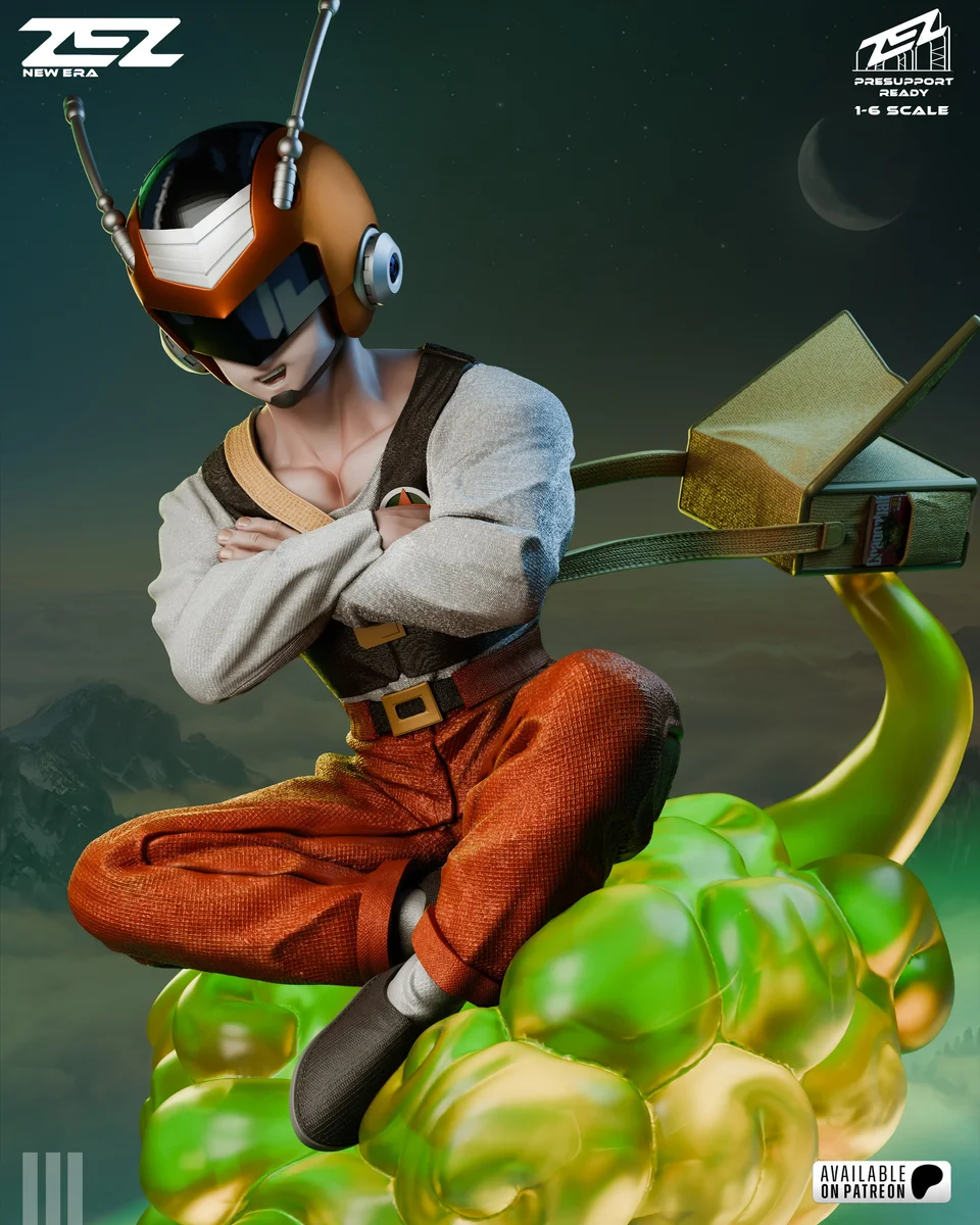 Gohan | Fan Art | 3D Printed Resin Model Garage Kit | *Un-Painted* | ZEZ Studio 8