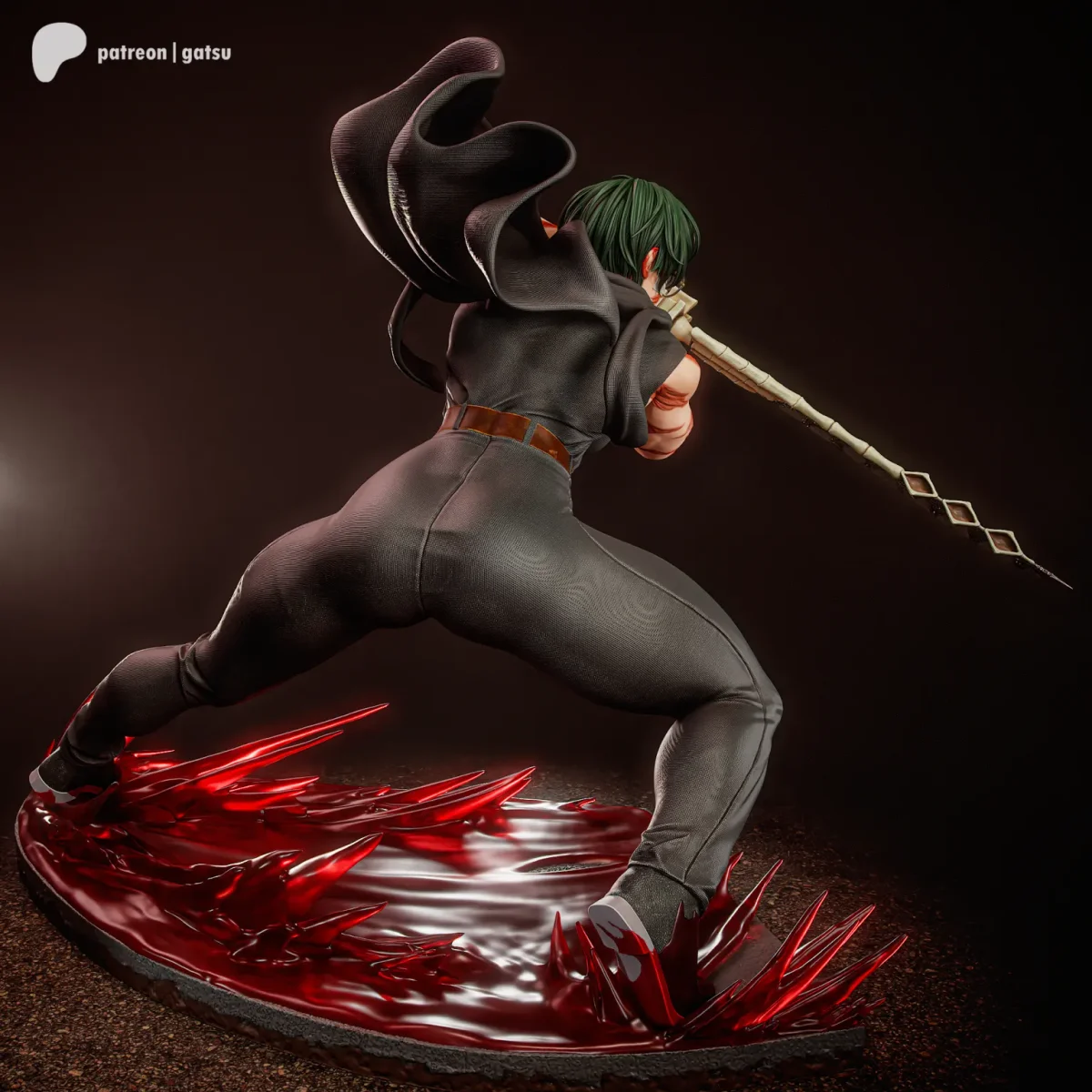 Maki Pre-Awakened | Fan Art | 3D Printed Resin Model Garage Kit | *Un-Painted* | Gatsu Studios 4