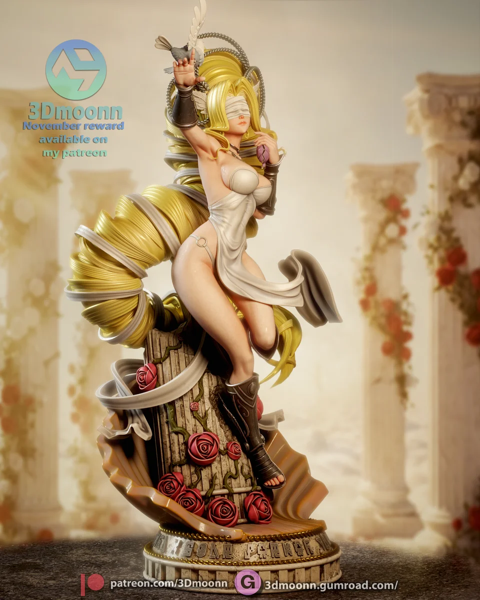 Venusmon | Fan Art | 3D Printed Resin Model Garage Kit | *Un-Painted* | 3DMoonn 7