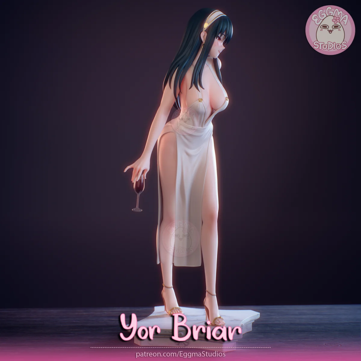 Yor Briar | Fan Art | 3D Printed Resin Model Garage Kit | *Un-Painted* | EggmaStudios 3
